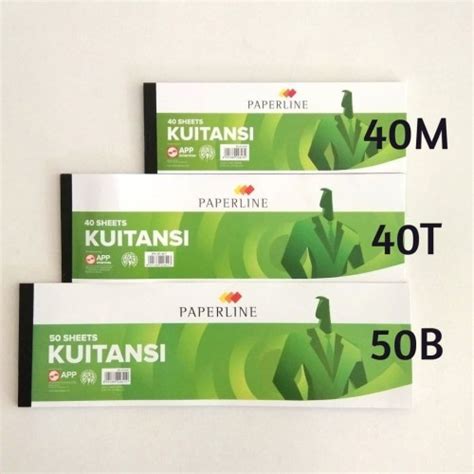 Jual Per Pack Buku Kwitansi Kuitansi Paperline Shopee Indonesia