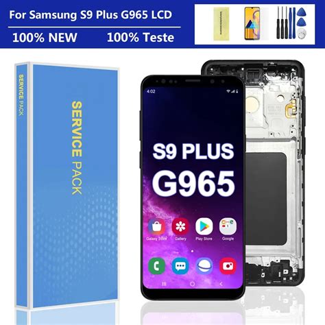 100 Tested Aaa S9 Lcd With Frame For Samsung Galaxy S9 Plus G965 G965f Display Touch Screen