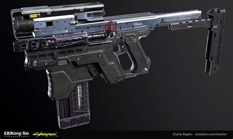 cyberpunk 2077 weapon concept art - Sheena Caudill