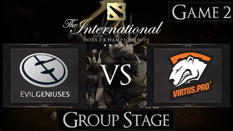 Dota The International Evil Geniuses Vs Virtus Pro Youtube