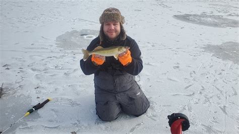 Early Ice Walleye And Crappie Wisconsin Ice Fishing Youtube