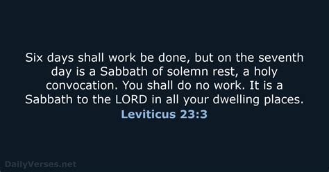 Leviticus 23 ESV NLT DailyVerses Net