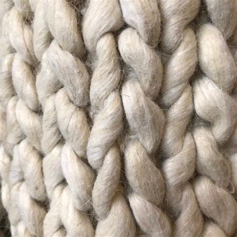 Wool Thick Braid Rug Ivory 1 6m X 2 3m In 2020 Braided Rugs Natural Wool Rugs Braided Jute Rug