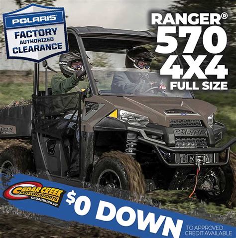 Polaris Pre-Order Promotions | Cedar Creek Motorsports near Milwaukee WI