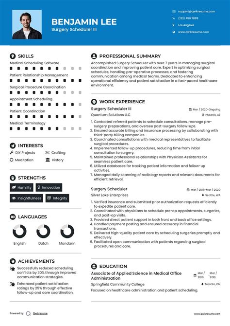 Surgery scheduler job description - winekery