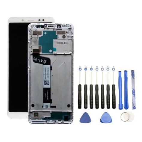 Ecran Lcd Sur Ch Ssis Pour Xiaomi Redmi Note Blanc Kit Outils