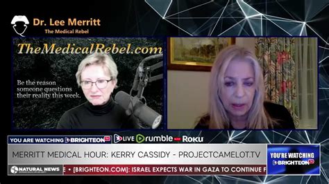 Dr Lee Merritt With Kerry Cassidy One News Page Video