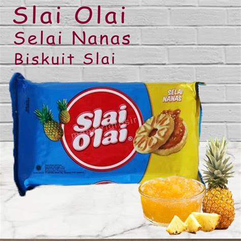 Jual SLAI O LAI BISKUIT RASA NANAS 192g Shopee Indonesia