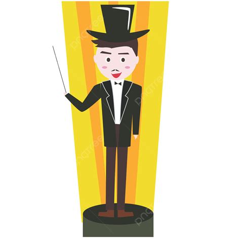 Cartoon Magician Vector Art Png Magician Cartoon Vector Material