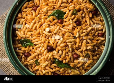 Puffed Rice Chivda Is A Savory And Spicy Bhel Item Made Using Murmura