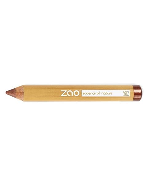 Zao ZAO Jumbo Eye Pencil 582 Pearly Brown 2 1gr Roos Met Witte