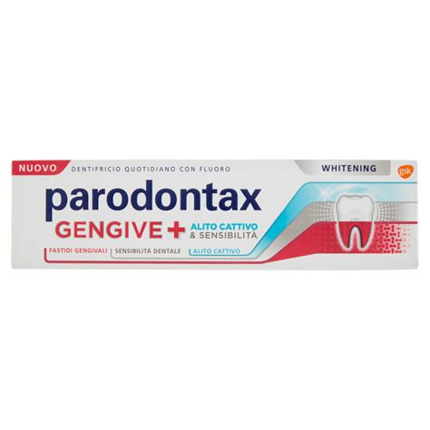 Parodontax Dentifricio Quotidiano Con Fluoro Whitening Gengive Alito