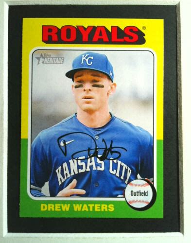 Drew Waters Topps Heritage Kansas City Royals Ebay