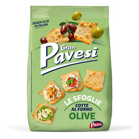 Gran Pavesi Le Sfoglie Olive Cotte Al Forno Pavesi Cracker Mit