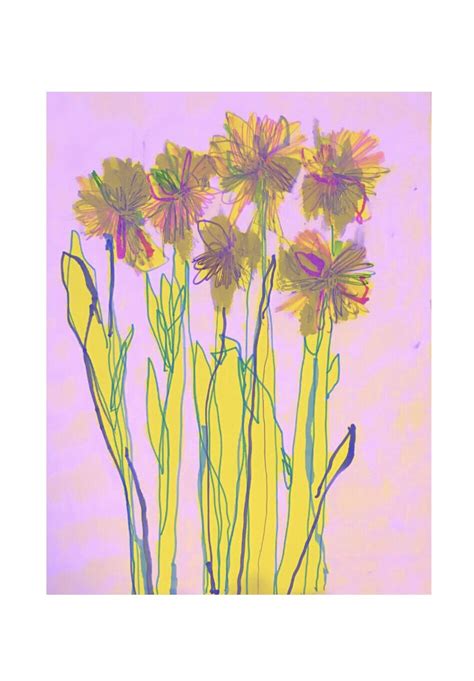 Acid Flowers Print Tony Green X Helen Price Colour Collaboration — T