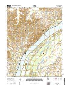 Shelby Lake Topo Map In Ballard County Kentucky