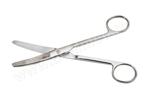 Ножницы Surgical изогнутые 170 мм (Ножницы тупоконечные вертикально ...