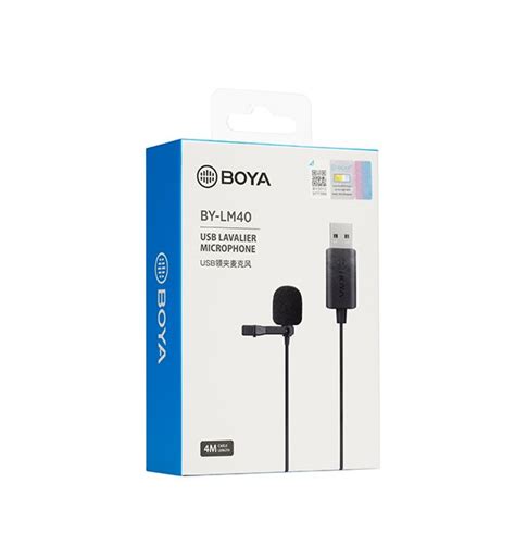 BOYA BY-LM40 Lavalier Microphone - BaduDeal