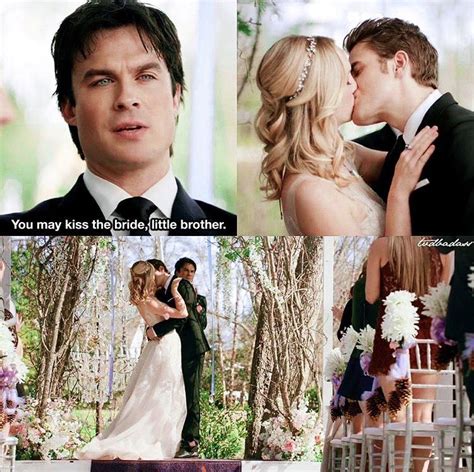 The Vampire Diaries 8x15 Stefan And Carolines Wedding Filmes Banguela