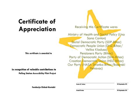 Certificate Of Appreciation Quotes. QuotesGram