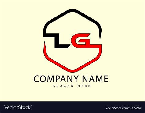 Lg logo Royalty Free Vector Image - VectorStock