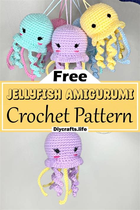 15 Free Crochet Jellyfish Patterns For Marine Fans DIY Crafts