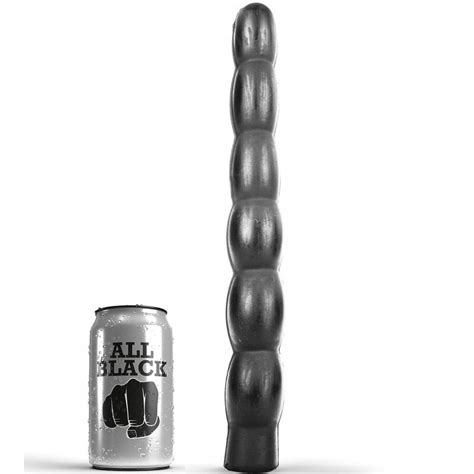 DŁUGIE CZARNE ANALNE DILDO ALL BLACK CM Allegro pl