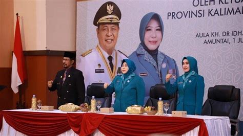 Dilantik Ketua Tp Pkk Kalsel Gusti Elvira Riana Dewi Sari Resmi Jadi