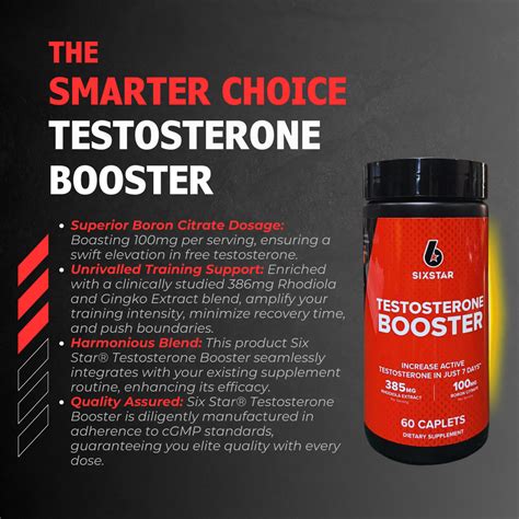 Six Star Elite Series Testosterone Booster For Men With Boron Citrat