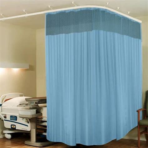 Polyester Blue Hospital Partition Curtains At 1100 Piece In Mumbai