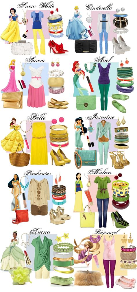 Disney Princesses Inspired Outfits