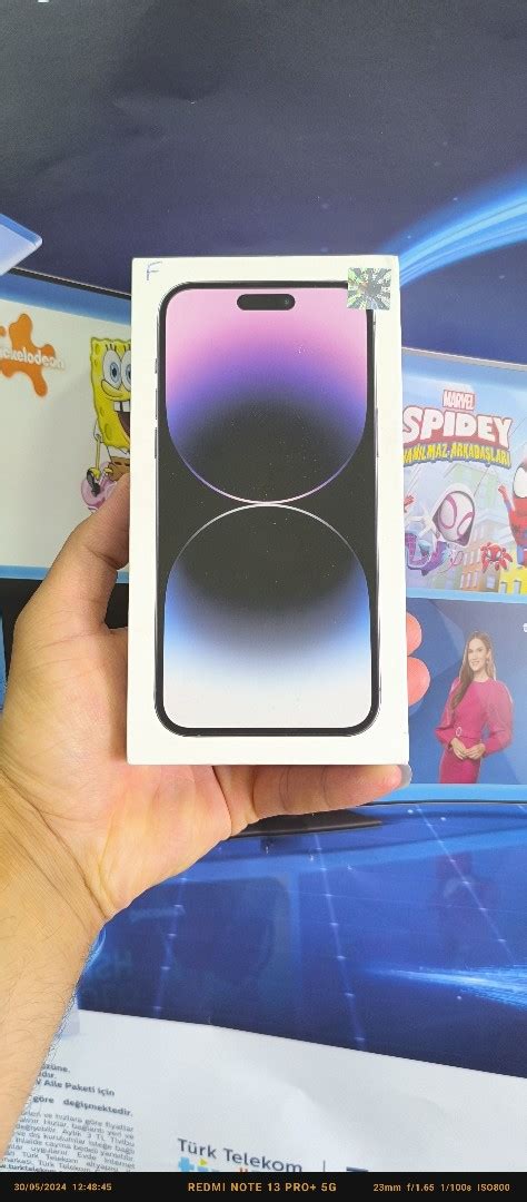 iPhone 14 pro Max 256 GB sıfır ürün kapalı kutu 2 gün kullanma garanti