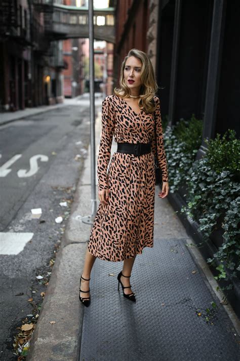 Leopard Diane Von Furstenberg Midi Wrap Dress Silk Classic Style