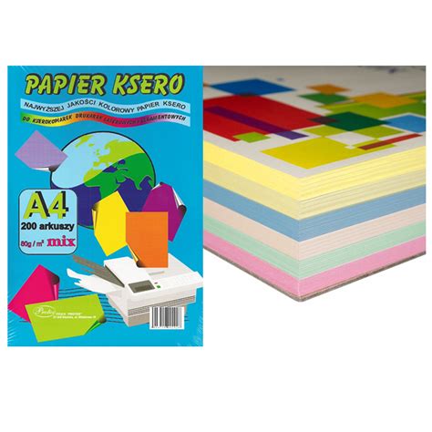 Papier Ksero Kolor G A Mix Pastel Protos