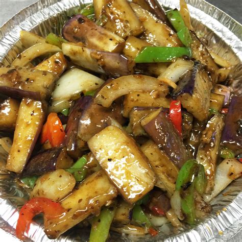 Stir Fried Eggplant In Blackbean Garlic Sauce Wee Wok Express