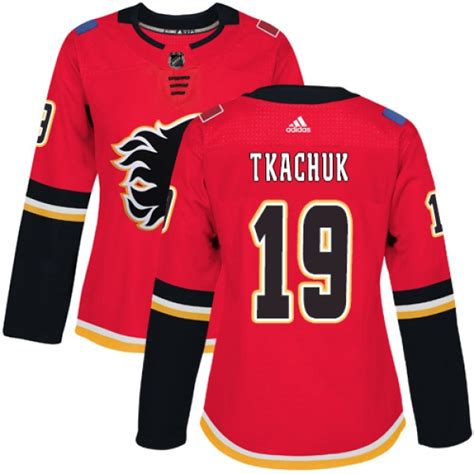 Womens Matthew Tkachuk Calgary Flames Adidas Home Jersey Authentic