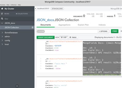 How To Insert Mongodb Documents From Json Using The Golang Driver