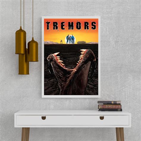 Tremors 1990 Movie Poster Kevin Bacon Reba Mcentire A4 A3 A2 - Etsy