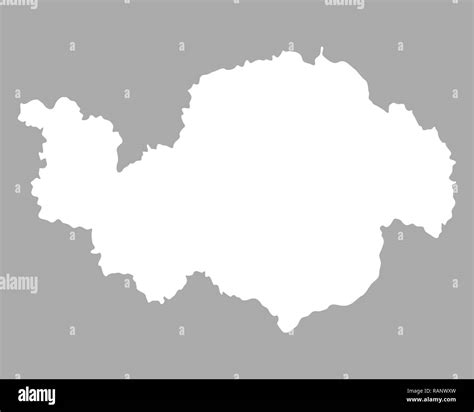 Map of Lower Bavaria Stock Photo - Alamy