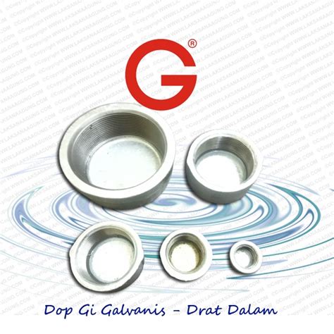 Jual Dop Gi Galvanis Inch Drat Dalam Cap Tutup Pipa Besi Gip G