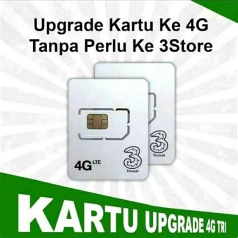 Jual Kartu Upgrade Three Dari 3G KE 4G Shopee Indonesia