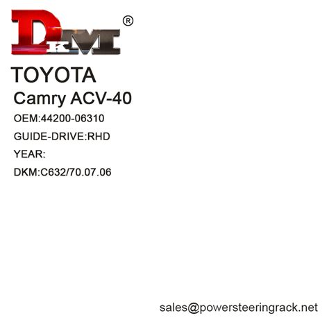 Supply Toyota Camry Acv Rhd Hydraulic Power Steering