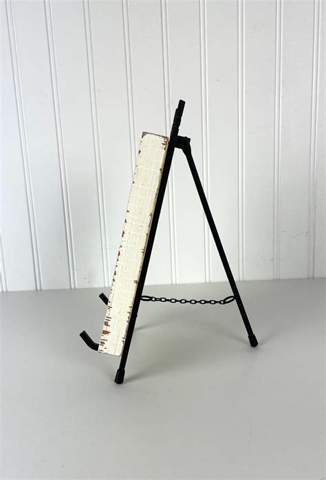 Traditional Easel Black Metal Tabletop Shelf Display Etsy