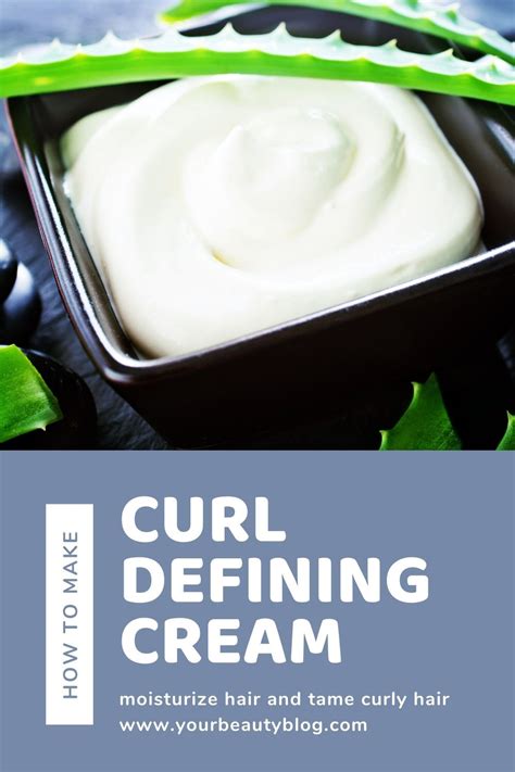 Diy Curl Defining Cream Recipe Moisturize And Define Curls Naturally