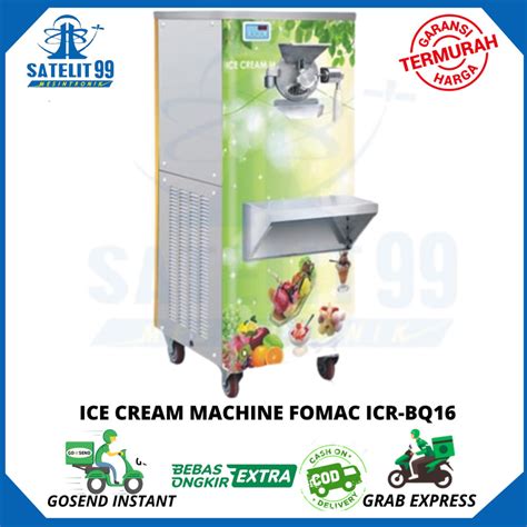 Mesin Pembuat Es Krim ICE CREAM MACHINE FOMAC ICR BQ16 Satelit