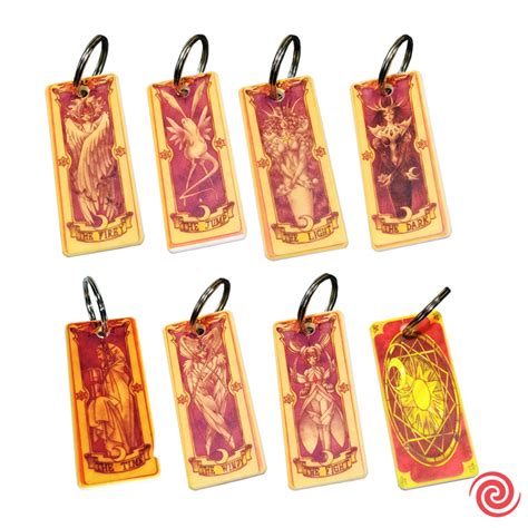 Llavero Polimero Anime Sakura Card Captors Cartas Clow Vol 2