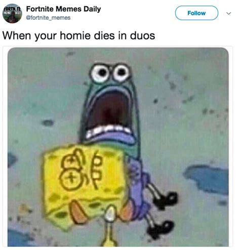 Fortnite Skins Spongebob Meme