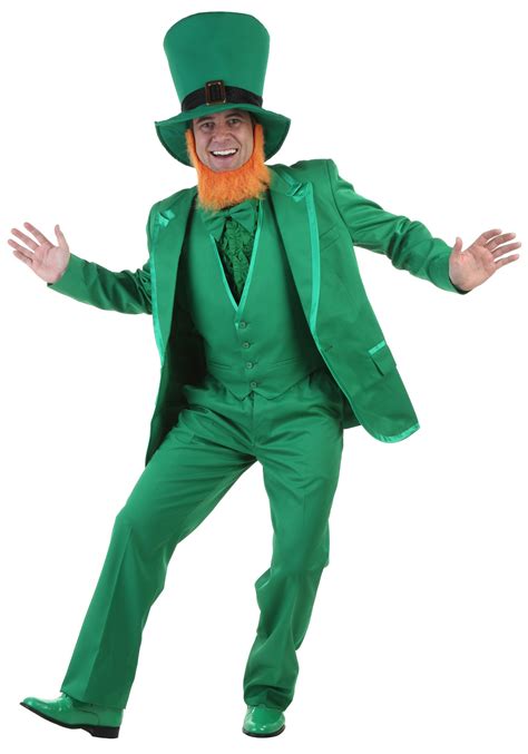 Mens Deluxe Leprechaun Costume