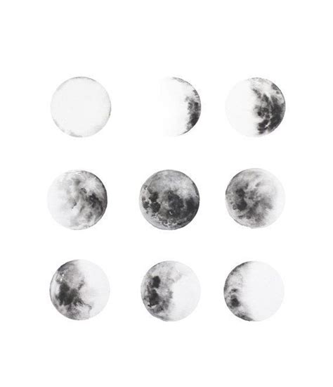 phases of the moon in 2024 | Moon art print, Celestial art, Moon art