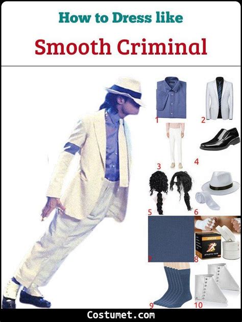 Billie Jean Thriller Smooth Criminal Michael Jackson Costume For